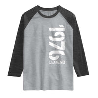 Vintage 1976 Legend Raglan Shirt 50th Birthday Gifts Special Milestone