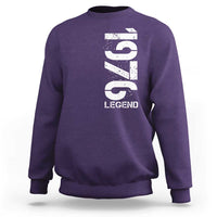 Vintage 1976 Legend Sweatshirt 50th Birthday Gifts Special Milestone