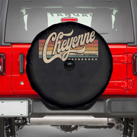 Cheyenne Wyoming Pride Retro Vintage WY State Spare Tire Cover