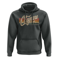 Cheyenne Wyoming Pride Retro Vintage WY State Hoodie
