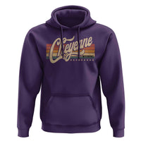 Cheyenne Wyoming Pride Retro Vintage WY State Hoodie