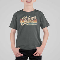 Cheyenne Wyoming Pride Retro Vintage WY State T Shirt For Kid