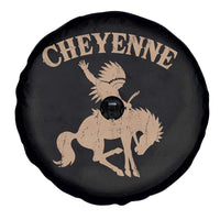 Cheyenne State Native American Cowboy Rodeo Spare Tire Cover
