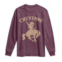 Cheyenne State Native American Cowboy Rodeo Long Sleeve Shirt