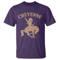 Cheyenne State Native American Cowboy Rodeo T Shirt