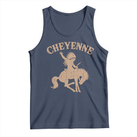 Cheyenne State Native American Cowboy Rodeo Tank Top