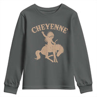 Cheyenne State Native American Cowboy Rodeo Youth Sweatshirt