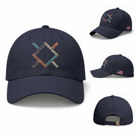 Northern Cheyenne Tribe Flag Montana Tribal Pattern Baseball Cap
