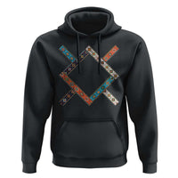 Northern Cheyenne Tribe Flag Montana Tribal Pattern Hoodie