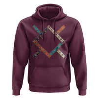 Northern Cheyenne Tribe Flag Montana Tribal Pattern Hoodie