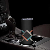 Northern Cheyenne Tribe Flag Montana Tribal Pattern Skinny Tumbler