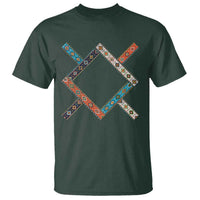 Northern Cheyenne Tribe Flag Montana Tribal Pattern T Shirt