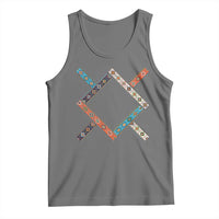 Northern Cheyenne Tribe Flag Montana Tribal Pattern Tank Top