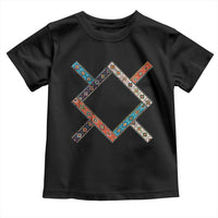 Northern Cheyenne Tribe Flag Montana Tribal Pattern Toddler T Shirt