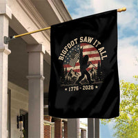 Bigfoot Saw It All 250 Years 1776 2026 4th of July Garden Flag
