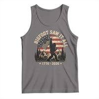 Bigfoot Saw It All 250 Years 1776 2026 4th of July Tank Top