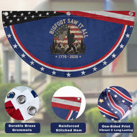 Bigfoot Saw It All 250 Years 1776 2026 4th of July Patriotic Fan Flag