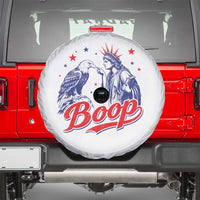 Boop Statue of Liberty and Eagle 4th of July Spare Tire Cover