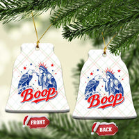 Boop Statue of Liberty and Eagle 4th of July Ceramic Ornament