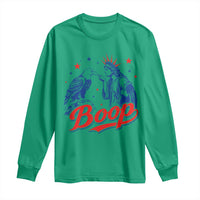 Boop Statue of Liberty and Eagle 4th of July Long Sleeve Shirt