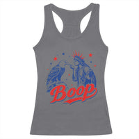 Boop Statue of Liberty and Eagle 4th of July Racerback Tank Top