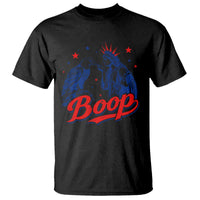 Boop Statue of Liberty and Eagle 4th of July T Shirt