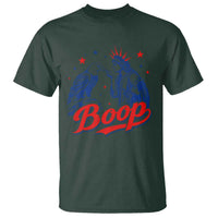 Boop Statue of Liberty and Eagle 4th of July T Shirt