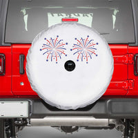 Funny Fireworks 4th of July Adult Humor Spare Tire Cover Just Here for The Fireworks