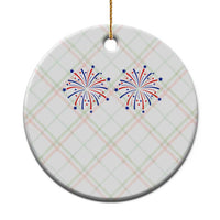 Funny Fireworks 4th of July Adult Humor Ceramic Ornament Just Here for The Fireworks