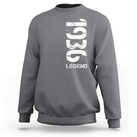 Vintage 1936 Legend Sweatshirt 90th Birthday Gifts Special Milestone