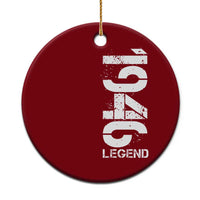 Vintage 1946 Legend Ceramic Ornament 80th Birthday Gifts Special Milestone
