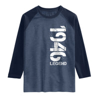 Vintage 1946 Legend Raglan Shirt 80th Birthday Gifts Special Milestone