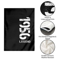 Vintage 1956 Legend Garden Flag 70th Birthday Gifts Special Milestone