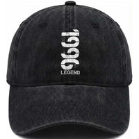 Vintage 1996 Legend Washed Cotton Baseball Cap 30th Birthday Gifts Special Milestone