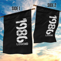 Vintage 1986 Legend Garden Flag 40th Birthday Gifts Special Milestone