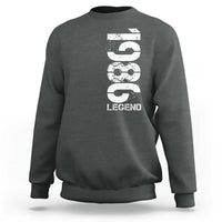 Vintage 1986 Legend Sweatshirt 40th Birthday Gifts Special Milestone