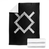 Vintage Northern Cheyenne Tribe Flag Montana Morning Star Symbol Throw Blanket