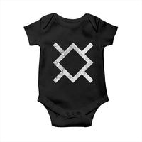 Vintage Northern Cheyenne Tribe Flag Montana Morning Star Symbol Baby Onesie