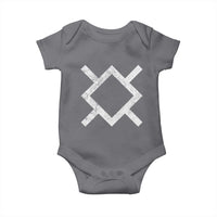 Vintage Northern Cheyenne Tribe Flag Montana Morning Star Symbol Baby Onesie