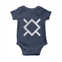 Vintage Northern Cheyenne Tribe Flag Montana Morning Star Symbol Baby Onesie