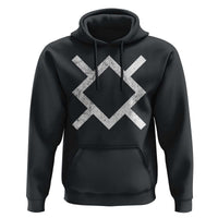 Vintage Northern Cheyenne Tribe Flag Montana Morning Star Symbol Hoodie