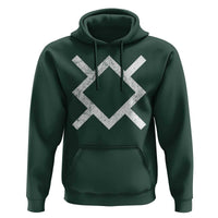 Vintage Northern Cheyenne Tribe Flag Montana Morning Star Symbol Hoodie