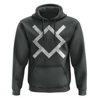 Vintage Northern Cheyenne Tribe Flag Montana Morning Star Symbol Hoodie