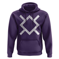 Vintage Northern Cheyenne Tribe Flag Montana Morning Star Symbol Hoodie