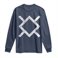 Vintage Northern Cheyenne Tribe Flag Montana Morning Star Symbol Long Sleeve Shirt