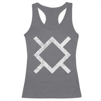 Vintage Northern Cheyenne Tribe Flag Montana Morning Star Symbol Racerback Tank Top