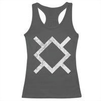 Vintage Northern Cheyenne Tribe Flag Montana Morning Star Symbol Racerback Tank Top