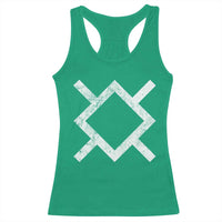 Vintage Northern Cheyenne Tribe Flag Montana Morning Star Symbol Racerback Tank Top