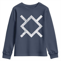 Vintage Northern Cheyenne Tribe Flag Montana Morning Star Symbol Youth Sweatshirt
