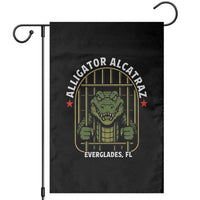 Funny Aligator Alcatraz Everglades Garden Flag Alligator Prison Alligatraz Meme - Wonder Print Shop